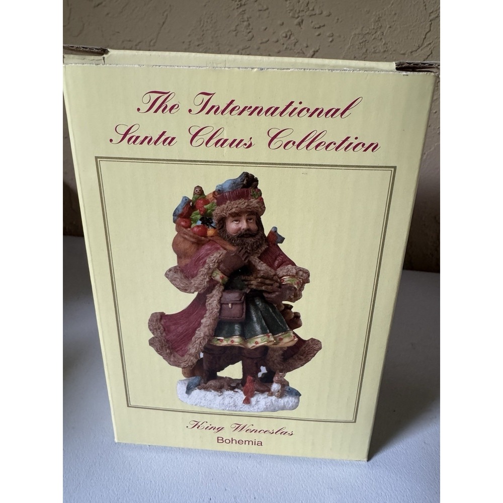 King Wenceslas Bohemia Santa Figurine 2003 International Santa Claus Collection